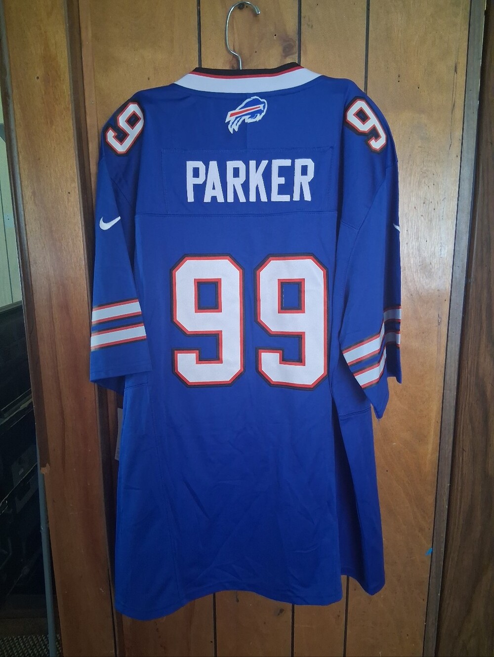 Mystery Sports Card With TJ Parker Buffalo Bills Fuse Xl Home Jersey